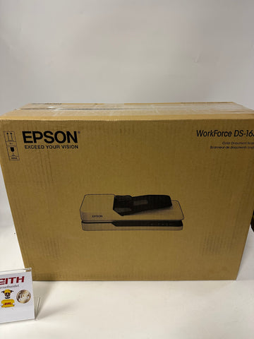 Epson WorkForce DS-1630 DIN A4 Dokumentenscanner (Scanner, kleine Standfläche, Dokumenteneinzug, Duplex, Drei-Pass, 600dpi, USB 3.0) NEU&OVP✔️ / Differenzbesteuert nach §25a