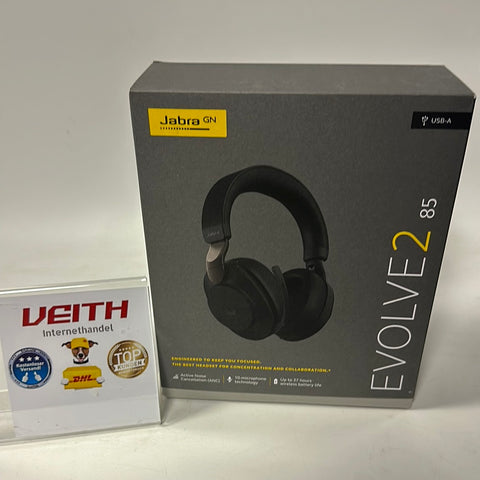 ✔️ Jabra Evolve2 85 Wireless PC Headset – NEU&OVP / Differenzbesteuert nach §25a