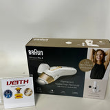 ✔️ Braun IPL Silk Expert Pro 5 Haarentfernungsgerät Damen, 2 Aufsätze, sichtbare Haarentfernung, Designed In Germany, Gesichtshaarentferner, Alternative zu Laser Haarentfernung, PL5159, weiß/gold (Kopie)