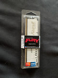 ✔️ Kingston FURY Beast Weiß DDR5 16GB 6000MT/s CL30 DIMM Desktop Gaming Speicher Einzelnes Modul AMD EXPO und Intel XMP - KF560C30BWE-16