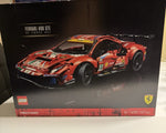✔️ LEGO Technic 42125 Ferrari 488 GTE AF Corse # 51, Authentisches Langstreckenrennwagenmodell für Erwachsene