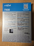 ✔️ Crucial T500 SSD 2TB PCIe Gen4 NVMe M.2 Interne SSD, bis 7400 MB/s, TLC NAND, für Gaming und Programme, kompatibel mit Laptop und Desktop, Microsoft DirectStorage - CT2000T500SSD8