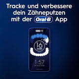 Oral-B iO Series 6 Elektrische Zahnbürste — Electric Toothbrush, Inkl. 3 Aufsteckbürsten und Reise-Etui — 5 Putzmodi für Zahnpflege, Zahnbürste Elektrisch, Designed by Braun, Grau