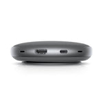 ✔️  Dell MH3021P, mobiler 6-in-1 USB-C Adapter mit Freisprechfunktion (Anruf beantworten, USB-C 4K bei 60 Hz, HDMI 2.0 4K bei 60Hz, USB-C Stromversorgung bis 90 W, 2x USB-A, 2x Mikrofon) Anthrazit