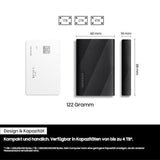 ✔️ Samsung Portable SSD T9, 2 TB, 2.000 MB/s Lesen, 2.000 MB/s Schreiben, USB 3.2 Gen.2x2, Externe Festplatte für professionelle Anwender, Kompatibel mit Mac, PC, Smartphone und 12K Kameras, MU-PG2T0B/EU