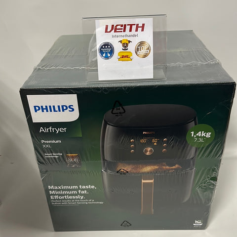 Philips Airfryer Smart Sensing XXL, 7.3L (1.4Kg), 90 % Weniger Fett(HD9860/90) NEU & OVP  ✔️