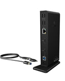 ✔️ ICY BOX USB-C Docking Station (11-in-1) für 2 Monitore (2x HDMI), 6x USB 3.0 HUB, DisplayLink, Gigabit Ethernet, Audio, IB-DK2251AC für Windows, M1/M2 MacBook Air / Pro