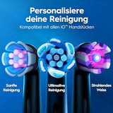 Oral-B iO Series 6 Elektrische Zahnbürste — Electric Toothbrush, Inkl. 3 Aufsteckbürsten und Reise-Etui — 5 Putzmodi für Zahnpflege, Zahnbürste Elektrisch, Designed by Braun, Grau