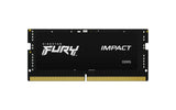 ✔️ Kingston FURY Impact PnP 16GB 5600MT/s DDR5 CL40 SODIMM Gaming Speicher für Laptop Einzelnes Modul - KF556S40IB-16