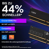 ✔️ Crucial Pro DDR5 RAM 32GB Kit (2x16GB) 5600MHz, Intel XMP 3.0 / AMD Expo, PC Computer Arbeitsspeicher - CP2K16G56C46U5