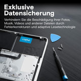 ✔️ Crucial BX500 2TB 3D NAND SATA 2,5 Zoll Interne SSD - Bis zu 540MB/s - CT2000BX500SSD1
