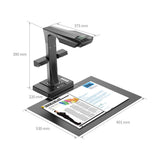 ✔️ CZUR ET16 Plus Dokumentenscanner Buchscanner Professionelle Dokumentenkamera mit 16MP Auto-Flatten Technologie OCR 180+ Sprachen Kompatibel mit Windows Mac für Family Home Office