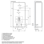 ✔️ Vaillant elektronischer Durchlauferhitzer, VED E 21/8, druckfest, 21kW, 400V, gradgenaue Auslauftemperatur, stufenlos einstellbar, Digitalanzeige, 0010023778, [Energieklasse A] NEU&OVP✔️ / Differenzbesteuert nach §25a