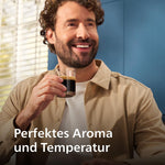 Philips Serie 5500 Kaffeevollautomat inkl. Latte Go, SilentBrew-Technologie EP5544/50, Schnellstart. Aromatischer Kaffee aus frisch gemahlenen Bohnen, 20 Heiß- und Eisgetränke, Grau (EP5544/50)
