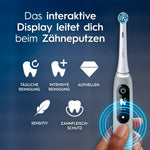 Oral-B iO Series 6 Plus Sensitive Edition Elektrische Zahnbürste/Electric Toothbrush, PLUS 3 Aufsteckbürsten, 5 Putzmodi für Zahnpflege, Reiseetui, Designed by Braun, grey opal