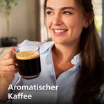 Philips Serie 5500 Kaffeevollautomat inkl. Latte Go, SilentBrew-Technologie EP5544/50, Schnellstart. Aromatischer Kaffee aus frisch gemahlenen Bohnen, 20 Heiß- und Eisgetränke, Grau (EP5544/50)