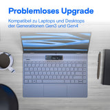 ✔️ Crucial P310 SSD 1TB M.2 2280 PCIe Gen4 NVMe, bis 7.100 MB/s, für Laptop, Desktop PC & Handheld Spielekonsolen, Interne Festplatte - CT1000P310SSD801
