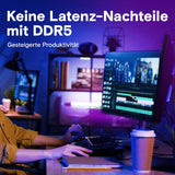 ✔️ Crucial DDR5 RAM 32GB 4800MHz, PC Computer Arbeitsspeicher, CL40 - CT32G48C40U5