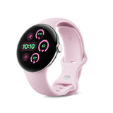 ✔️ Google Pixel Watch 3 (41 mm) – Android smartwatch with Heart Rate Tracking, Advanced Running from Fitbit, Fitness Insights, 24-Hour Battery – Polished Silver Aluminium Case – Rose Quartz Band – LTE