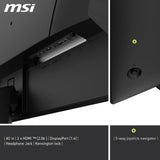 MSI MAG 275QF 27 Zoll WQHD Gaming Monitor - 2560 x 1440 Rapid IPS Panel, 180 Hz / 0.5ms (GtG, Min.),101% sRGB Colour Gamut, Frameless Design, HDR Ready - DisplayPort 1.4, HDMI 2.0b(WQHD@144Hz)