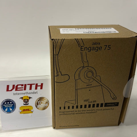 Jabra Engage 75 On-Ear Dect Mono Headset - NEU&OVP / Differenzbesteuert nach §25a
