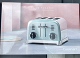 Cuisinart 4-Scheiben-Toaster | Breite Schlitze, ideal für dickes Brot und Bagels | 6 Bräunungsstufen plus Abtauung | Breite Schlitze,High-Lift-Hebel | Passender Wasserkocher erhältlich | Pistaziengrün