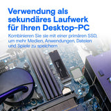 ✔️ Crucial P310 SSD 1TB M.2 2280 PCIe Gen4 NVMe, bis 7.100 MB/s, für Laptop, Desktop PC & Handheld Spielekonsolen, Interne Festplatte - CT1000P310SSD801