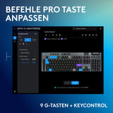 ✔️ Logitech G G915 X Lightspeed - Kabellose, Flache Gaming-Tastatur, Double-Shot-PBT-Tastenkappen, voll programmierbare Tasten, RGB-Hintergrundbeleuchtung, GL Brown-Tactile, PC/Mac, DEU QWERTZ -Schwarz