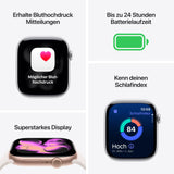 ✔️ Apple Watch Series 11 GPS 46 mm Smartwatch mit Aluminiumgehäuse in Diamantschwarz und Sportarmband in Schwarz (M/L). Schlafindex, Fitnesstracker, Gesundheitstracking, Always-On Display, Wasserschutz