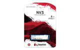 ✔️ Kingston NV3 NVMe PCIe 4.0 Interne SSD 2TB M.2 2280-SNV3S/2000G