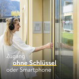 ✔️ Nuki Opener, elektronisches Türschloss für Mehrfamilienhäuser, steuert den Türöffner der Gegensprechanlage mit dem Smartphone, elektrischer Türöffner, WLAN Bridge erforderlich, Nuki Smart Home