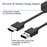 ✔️ Microsoft 4K Wireless HDMI Display Adapter (Adapter zur kabellosen Bildschirmübertragung) schwarz NEU&OVP✔️ / Differenzbesteuert nach §25a