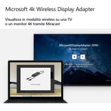 ✔️ Microsoft 4K Wireless HDMI Display Adapter (Adapter zur kabellosen Bildschirmübertragung) schwarz NEU&OVP✔️ / Differenzbesteuert nach §25a