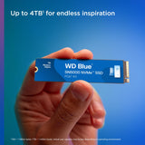✔️ WD Blue SN5000 NVMe SSD 1 TB interne SSD (Geschwindigkeiten von bis zu 5.150 MB/s/4.900 MB/s Lesen/Schreiben, 600 TBW, Western Digital nCache 4.0, Acronis True Image for Western Digital)