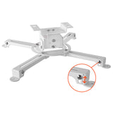 ✔️ celexon universal Beamer-Decken-Halterung Multicel 1000Pro weiß | neigbarer & schwenkbarer Projektor-Halter mit 10 cm Deckenabstand | Tragkraft max. 15Kg