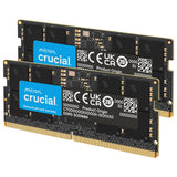✔️ Crucial DDR5 RAM 32GB Kit (2x16GB) 5600MHz SODIMM, Arbeitsspeicher für Laptop/Notebook, Mini PC (auch 5200MHz / 4800MHz) CL46 - CT2K16G56C46S5