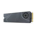 Seagate FireCuda SSD 1TB, Beskar Ingot Special Edition, für PS5/PC, M.2 PCIe Gen4 NVMe, bis zu 7.300 MB/s, 1,8 Mio. MTBF, 640 TBW, Kühlkörper, 3 Jahre Rescue Service, Modellnr.: ZP1000GM3A033