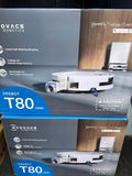 ECOVACS DEEBOT T80 Omni Saugroboter mit Wischfunktion, 18.000 Pa, OZMO Roller Wischwalze mit kontinuierlicher Frischwasser-Selbstreinigung, ZeroTangle 3.0, Moppwäsche mit 40-75℃ heißem Wasser, Weiß