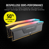 ✔️ CORSAIR Vengeance RGB RS DDR5 64GB (2 x 32GB) Bis zu 6000MHz AMD Intel RAM