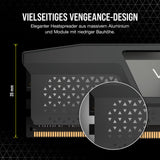 ✔️ CORSAIR Vengeance DDR5 RAM 32GB (2x16GB) 6000MHz CL30-36-36-76 1.40V AMD Expo Intel XMP 3.0 Desktop-Arbeitsspeicher – Grau (CMK32GX5M2B6000Z30)