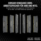 ✔️ CORSAIR Vengeance DDR5 RAM 32GB (2x16GB) 6000MHz CL30-36-36-76 1.40V AMD Expo Intel XMP 3.0 Desktop-Arbeitsspeicher – Grau (CMK32GX5M2B6000Z30)