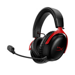 HyperX Cloud III Wireless – Gaming-Headset – Kabellos, bis zu 120 Stunden Akkulaufzeit, DTS Headphone:X, 2,4 GHz, 53-mm-Treiber, Memory Foam, PC/PS5/Nintendo Switch-kompatibel, Schwarz-Rot