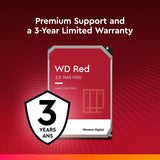 ✔️ Western Digital Red 4TB 3.5 Zoll NAS Interne Festplatte - 5400 RPM - WD40EFAX