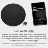 ✔️ Dell Pro Plus Kabelloser Lautsprecher SL525 – KI-Rauschunterdrückung, 4 Mikrofone, Bluetooth 5.3 Multi-Device, USB-C & USB-A, 12h Akku, tragbarer IP64 Speaker, Teams & Zoom Zertifiziert