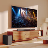 Hisense HS3100, 3.1 Kanal Soundbar, 480W max Audio Power,Dolby Audio, DTS Virtual:X, 6.5" Wireless subwoofer, TV Mode, EzPlay