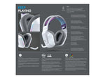 Logitech G733 LIGHTSPEED kabelloses Gaming-Headset mit Kopfbügel, LIGHTSYNC RGB, Blue VO!CE Mikrofontechnologie, PRO G Lautsprechern, Ultraleicht, 29-Stunden Akkulaufzeit, 20m Reichweite - Weiß