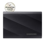 ✔️ Samsung Portable SSD T9, 2 TB, 2.000 MB/s Lesen, 2.000 MB/s Schreiben, USB 3.2 Gen.2x2, Externe Festplatte für professionelle Anwender, Kompatibel mit Mac, PC, Smartphone und 12K Kameras, MU-PG2T0B/EU