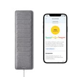 ✔️ Withings Sleep Analyzer - klinisch validierter Schlaftracker für unter die Matratze mit Schlafapnoe-Erkennung und Schlafphasenanalyse, Grau, 1 Stück (1er Pack)