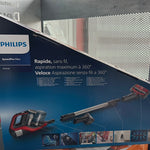 Philips XC7043, Vertikalstaubsauger, Schwarzes, 50h x 40L x 35w (Centimeters), 100 W, 0.6 liters, 84 Dezibel