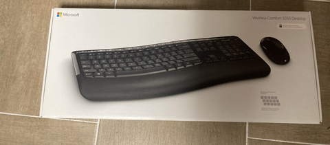 ✔️ Wireless Comfort Desktop 5050 (Set mit Maus und Tastatur, deutsches QWERTZ Tastaturlayout, schwarz, kabellos)